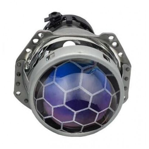 Би-линза Hella 3R Blue Glass Soccer. Посадочное место под лампу D