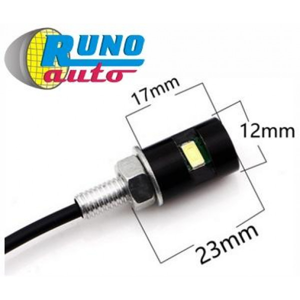 Светодиод-болт для крепления и подсветки номерного знака или ДХО DRL 5630-1SMD.