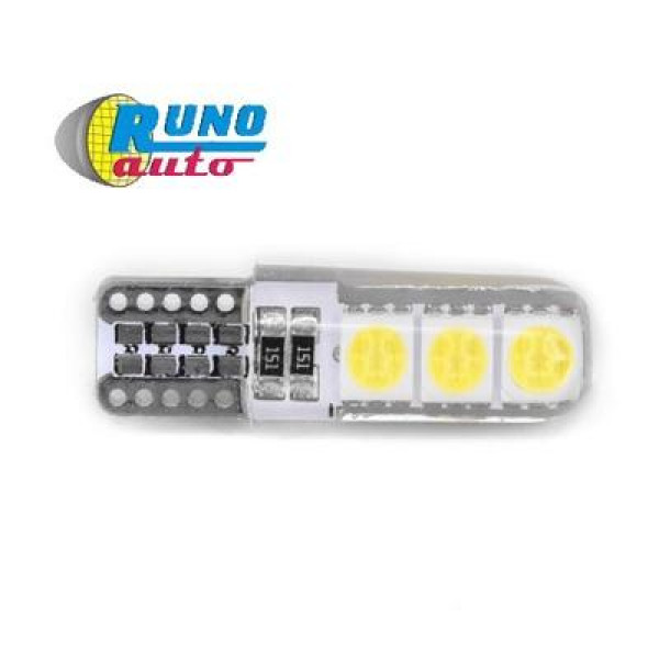Светодиод габаритный T10-5050-6SMD-PCB-SILICAGEL Transparent