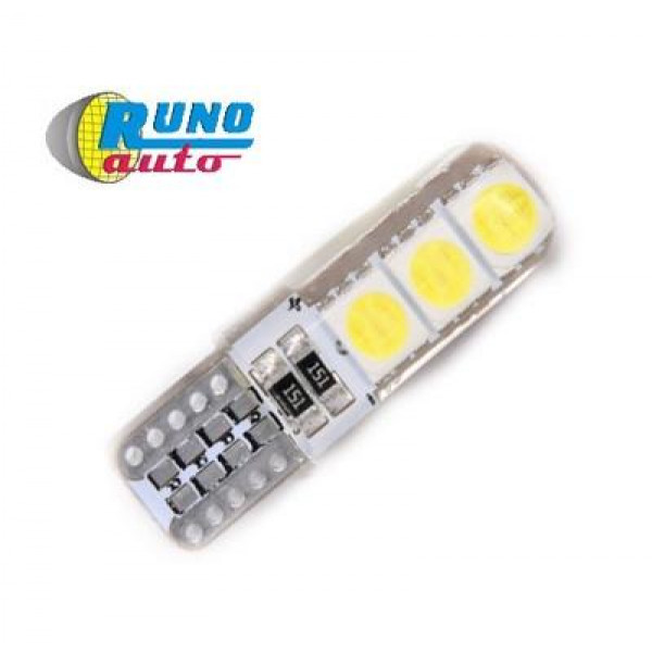 Светодиод габаритный T10-5050-6SMD-PCB-SILICAGEL Transparent