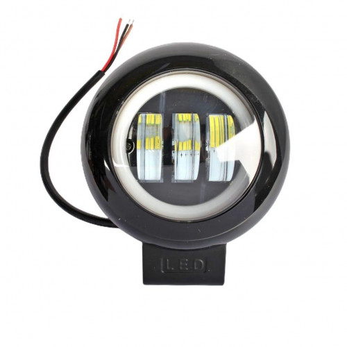 Светодиоды рабочего света WL 10X3  CREE 30W R со светодиодной подсветкой на габарит “Ангельский глаз”